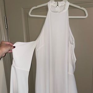 Cotton Candy - mock neck - with flowy sleeves - Size S